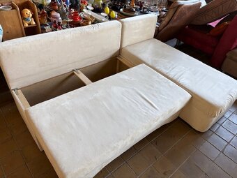 sedačka rohová rozkládací malá - 2