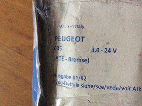 Brzdové destičky přední Ate 607049 - 2