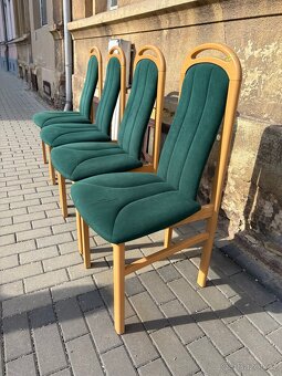 Kuchyňské židle zelené - 2