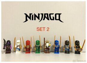 Figúrky Ninjago (8 a 10ks) typ lego - nové, nehrane - 2