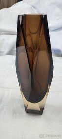 váza Moser - výška 22cm, signace Moser - 2