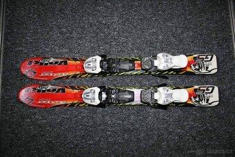 lyže Volkl race tiger 80 cm , lyžáky salomon - 2