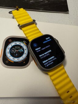 Apple Watch Ultra 1 + originál řemínky - 2