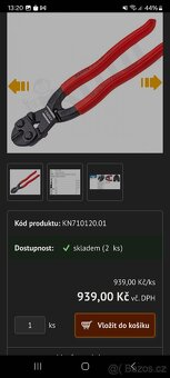 Kleště KNIPEX 71 01 200 - pákové - 2