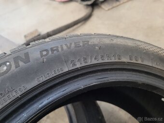 Prodám 2 celoroční pneu 215/45 R16 IMPERIAL 6mm - 2