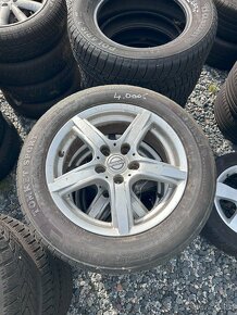 4x originální alu Nissan + letní pneu Tomket - 2