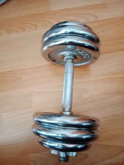 15kg chromová činka - 2