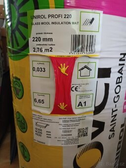 Tepelná izolace ISOVER UNIROL PROFI 220 mm (2,76 m2/bal.) - 2