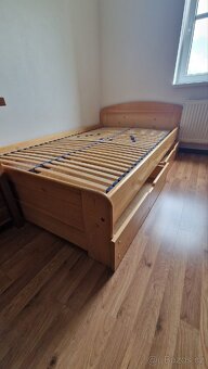 Postel 200 x 120 + anatomicky lamelový rošt - 2