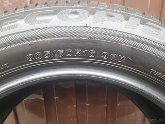 Prodám BRIDGESTONE ECOPIA 422 Plus 205/60/16 96V - 4ks - 2