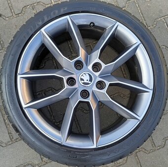 Disky originální Škoda Octavia II, III, RS 5x112 R18 Gemini - 2