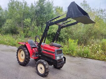🔥 Malotraktor Yanmar F22D – 4x4 s odnĂmatelnĂ˝m ÄŤelnĂm nakla - 2