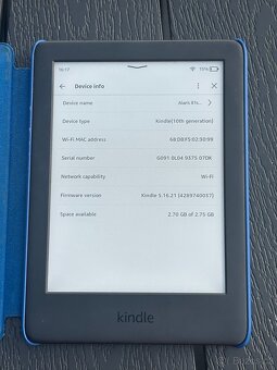 Čtečka knih Amazon Kindle 10. gen 4GB černá + obal - 2