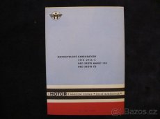 Karburátor motocyklový řady S Jikov technická literatúra - 2