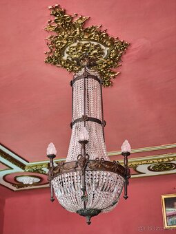 Velký starožitný lustr Ludvík XVI - Hruška - 2