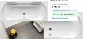 RAVAK Vana Campanula II 180x80 - 2