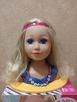 česací hlava zn.Baby Born...50,- balíkovna - 2