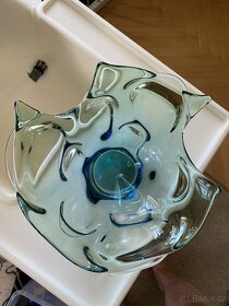 Mísa z hutního skla - neobvyklá - 2