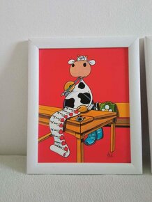 Obrázky a keramika na zeď-dětský pokoj, chodba,... - 2