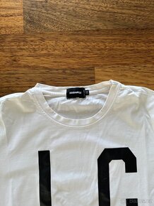 Triko Dsquared 2 bílé s logem ICON - 2