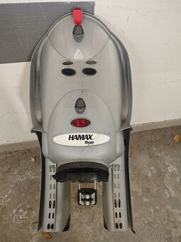 Dětská sedačka na kolo Hamax Sleepy světle šedá/černá - 2