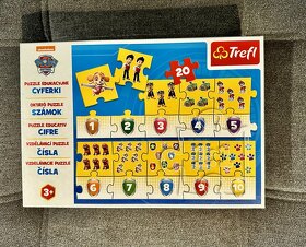 Puzzle Tlapková patrola - čísla - 2