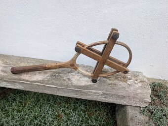 dekorace retro tenisova raketa - 2