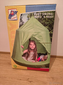 Závěsná houpačka - ptačí hnízdo - 2