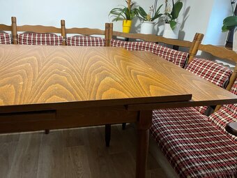 Jídelní kout- stůl, lavice, židle - 2