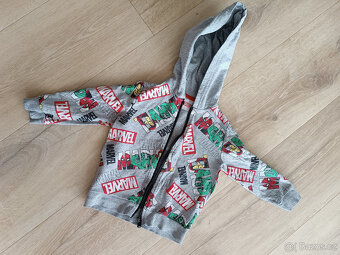 Dvě mikiny na zip, velikost 98-104 - 2