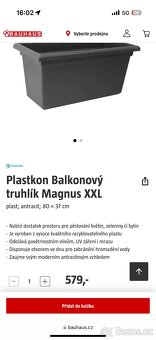 6x truhlík 80x37 - nepoužité - 2