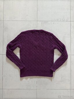 Ralph Lauren Polo fialový svetr - 2