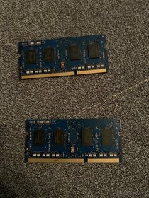operační paměti RAM 2x 2Gb DDR3 - 2