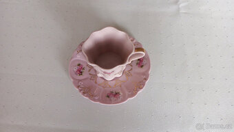 Růžový porcelán - mocca šálek - 100 ml - 2