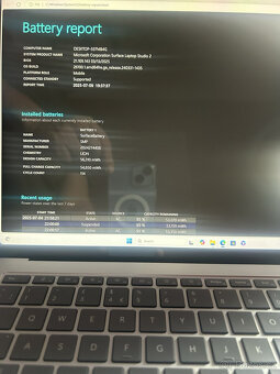 MS Surface Laptop Studio 2 i7 16 RAM 512 GB baterie 97% - 2