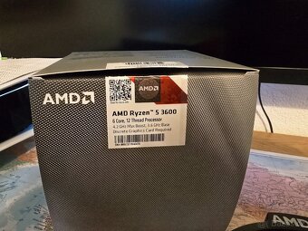 AMD RYZEN 5 3600 AM4 SOCKET + WRAITH COOLER - 2