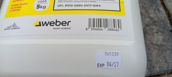 V003 - WEBER odstraňovač řas, mechů a lišejníků 5kg - 2