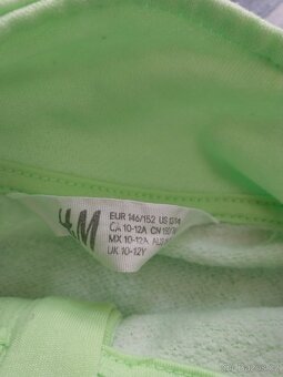 Dívčí sportovní mikina 146/152 H&M nová - 2