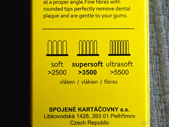Prodám Spokar X 3500 Supersoft zubní kartáček 3 ks - 2