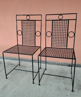Designový zahradní židle..3ks - 2