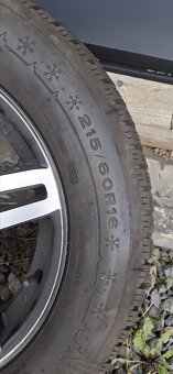 Zimní sada alu kol na VW Passat, 215/60 R16 - 2
