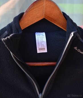 Dětská fleecová mikina zn. QUECHUA, černá - 2