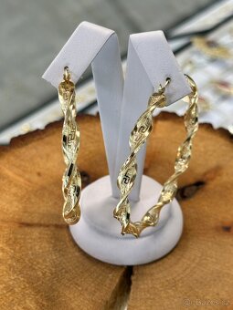 Zlaté náušnice 11,39g - 2