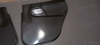Subaru impreza 2001-2007 carbon výplně dveří zadni - 2