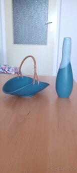 Stará váza + košík - 2