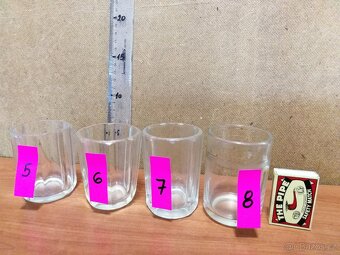 PRODÁM JEDNOTLIVÉ STARÉ SKLENIČKY - 2