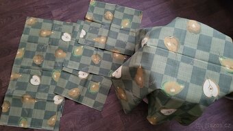 Retro látky + ubrus - 2