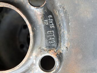 Plechový disk 5x110 R15 - 2