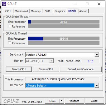 AMD Ryzen 5 1500X - 2