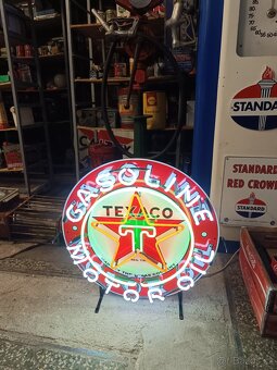 Neon Texaco, dekorace, do garáže - 2